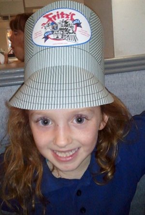 Natalie is ready to run the train!