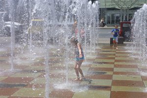 She’s not dry anymore!