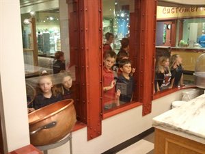 They were very excited to visit the chocolate shop, I can’t blame them!