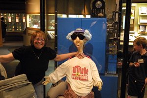 Grandma enjoyed the grumpy old lady