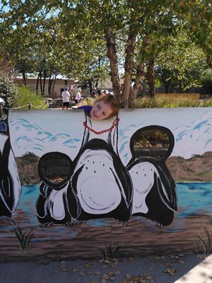 She even was a penguin!