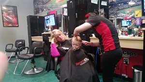 It looks like Malia is sleeping, but I think she just had her eyes closed