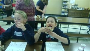 Natalie’s friend Zion getting a dry tongue