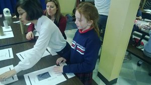 The sight station had those puzzles that mess with your mind, which of these circles are larger and so on