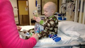 Nathan loved the binkies!