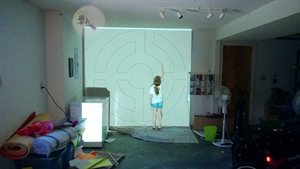 Natalie doing some work