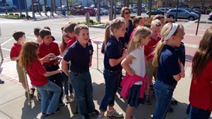 Dancing around in the line