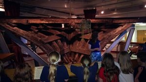 The stern of the ship