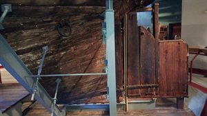 The stern of the Arabia