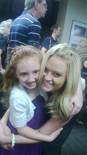 Natalie and Jenny after the concert